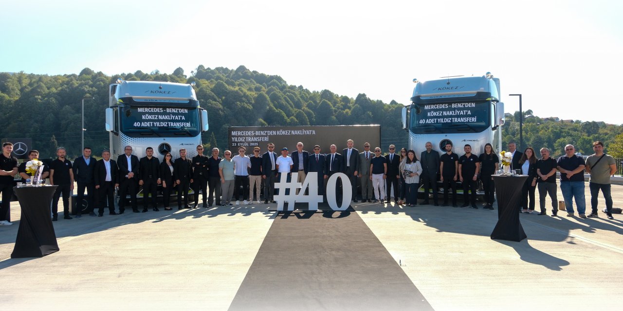 Kökez Nakliyat, filosunu 40 Actros L ile güçlendirdi