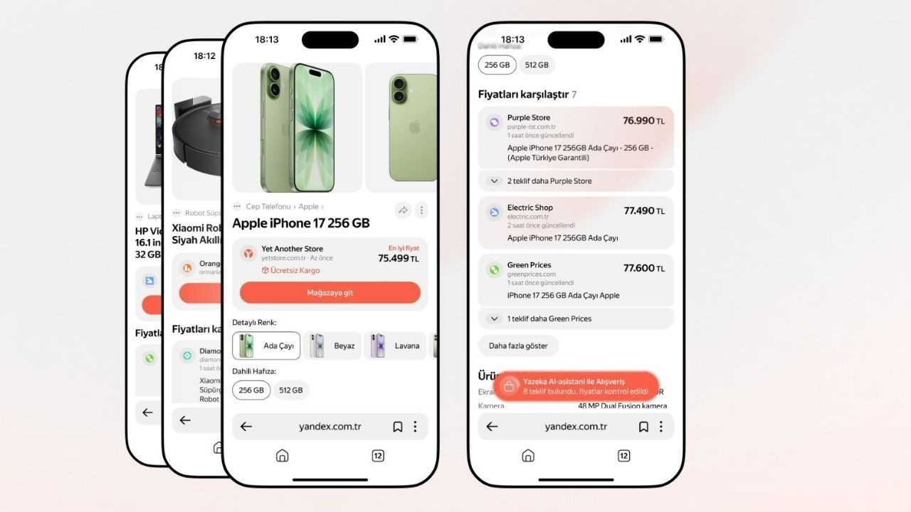 Yandex’ten elektronik ürünleri bulmak için arama hizmeti